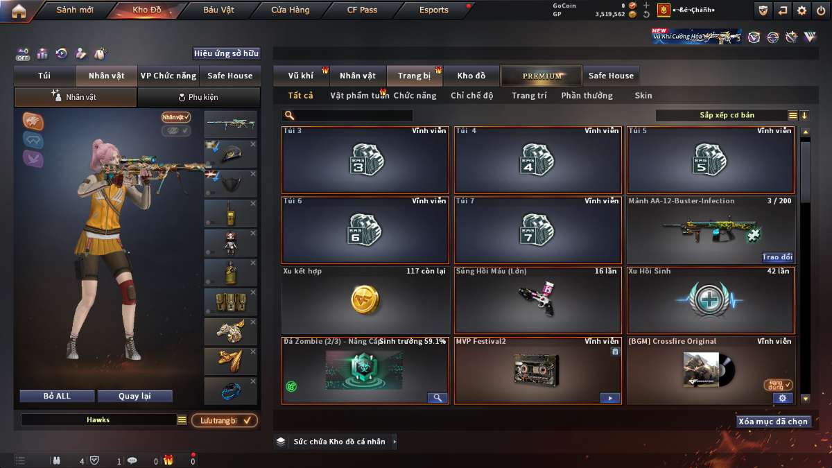 shop acc cf uy tin gia re